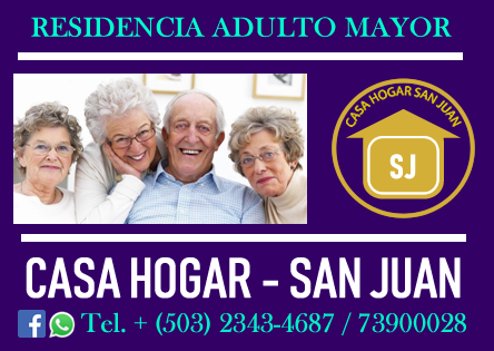 Casa Hogar San Juan Residencia para personas Mayores. Habitaciones individuales / compartida. Asistencia en cada actividad (baño, aseo personal, alimentación, etc.). Atención personalizada. - Cuidado de enfermería 24 horas Recuperación, convalecencia, rehabilitación - Alimentación. Servicio de lavandería.
